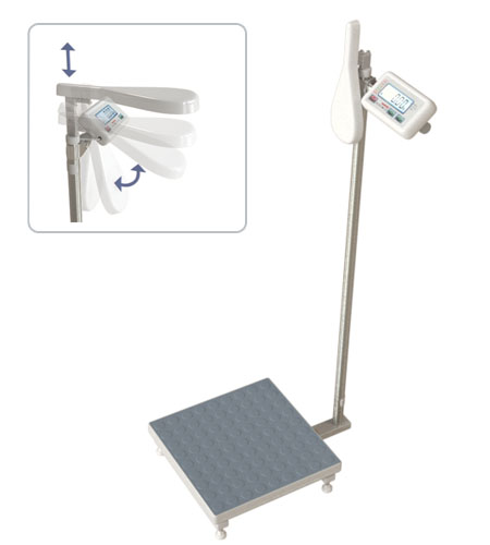 Digital personal scale with electronical height meter WE 150W