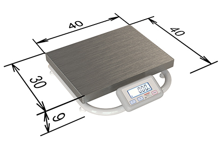 Industrial Scale LWM (2,5-5kg) P2 dimensions