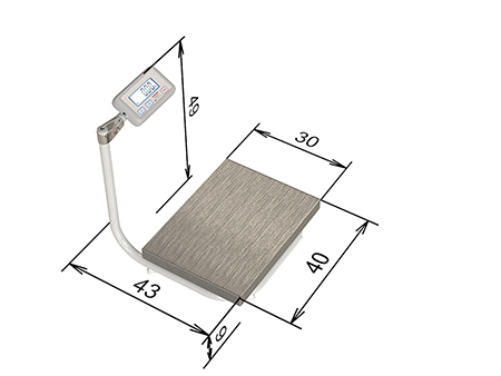 Industrial Scale LWM (2,5-25kg) P3 dimensions