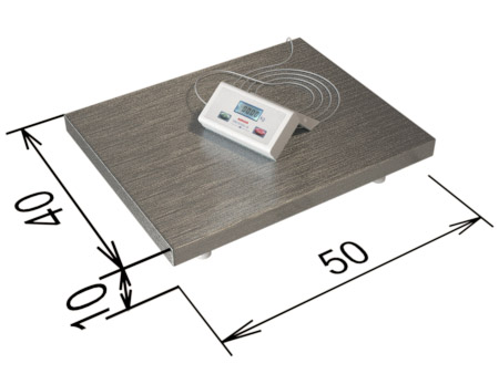 Platform scale WM30P1 40X50S dimensions