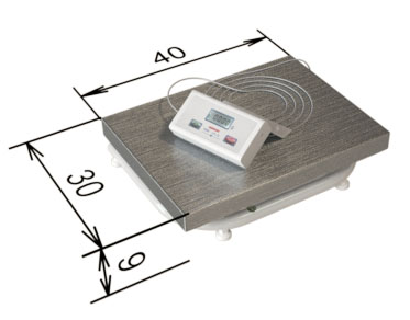 Platform scale WM6P1 30X40S dimensions