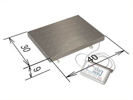 Platform scale WM30P1 30X40S dimensions